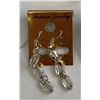 Image 6 : Qty 8 Pair Gold-Tone & Silver Tone Faux Shell Earrings, Misc Sizes