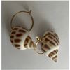 Image 2 : Qty 8 Pair Gold-Tone Faux Shell Earrings, Misc Sizes