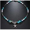 Image 2 : Qty 10 Anklets Ankle Bracelets: Starfish, Beads, Faux Puka Shells