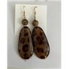 Image 2 : Qty 5 Hook Dangle Stone & Bead Earrings, Misc Sizes, Handcrafted by Local Artisan