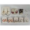 Image 1 : Qty 9 Pair Misc Earrings: Shells, Palm Trees, Flowers, etc