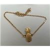 Image 2 : Misc Costume Jewelry: Pineapple & Faux Puka Shell Anklet, Metal Enamel Bracelet, Abalone Shell Heart