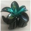 Image 2 : Qty 6 Hard Plastic Plumeria Flower  Hair Claws Clips (approx. 2.5" dia), Misc Colors