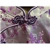 Image 10 : Qty 2 New Asian Dresses w/ Oriental Clasps & Slits: Size XL (35" bust/52"L), Size XXXXL (40"bust/54"