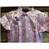 Image 8 : Qty 2 New Asian Dresses w/ Oriental Clasps & Slits: Size XL (35" bust/52"L), Size XXXXL (40"bust/54"