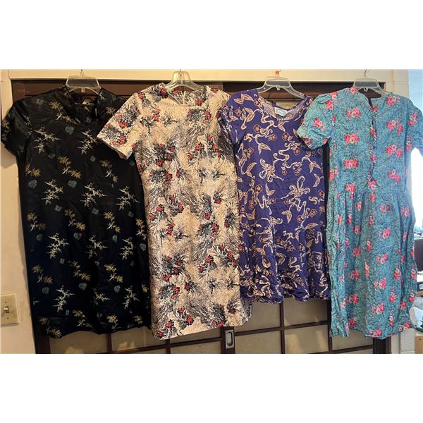 Qty 4 Short Sleeve Size Small Dresses & MuuMuu (34" bust): Leina'ala, Naturally Yours (pre-owned)