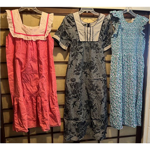 Qty 3 Short Sleeve Size Large Dresses & MuuMuu (38-40" bust): Mako, Tsark, A New Day (pre-owned)
