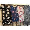 Image 1 : Qty 4 Short Sleeve Size Large Dresses & MuuMuu (38-40" bust): Sidan, Naturally Petite (pre-owned)