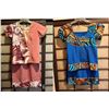 Image 1 : Qty 2 New Short Sleeve Size XS/Small 2-Piece Sets (26-32"bust) Top & Elastic Waist Skirt