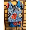 Image 2 : New Short Sleeve Size Large 2-Piece Set (40"bust) & Faded Glory T-Shirt w/ Wrap Skirt (pre-owned)