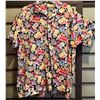 Image 1 : Vintage Koko Island Men's Aloha Shirt Size 2X (60" Chest) w/ Beer Motif (pre-owned)