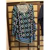 Image 2 : Qty 4 Women's Shirts: New Chico Size 3 (44" bust), Notations 2X (48" bust), Blair Tank (46") & Homem