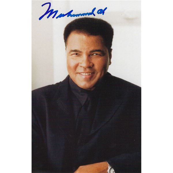 Muhammad Ali signed photo