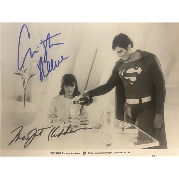 Superman II signed movie photo