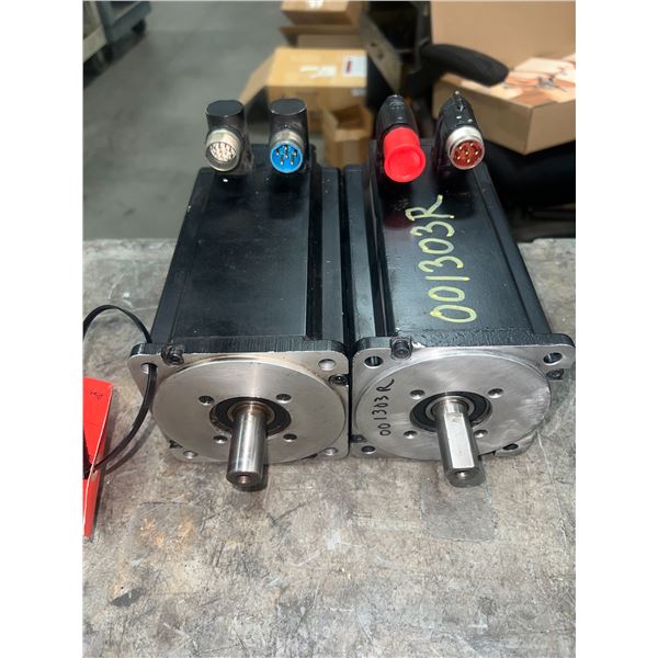 (2) Pacific Scientific #PMA43N-01100-00 Servo Motors