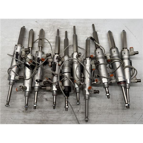 Lot of (10) SMC #NCDGNN25-0200B-XC8 Cylinders