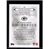 Image 2 : Aaron Rodgers #85/99: 2011 Topps Legends Gold /99 #108 Gradable condition!!!