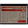 Image 2 : Ralph Kiner 1954 Bowman #45. Condition is extremely good except for some surface defects across the 