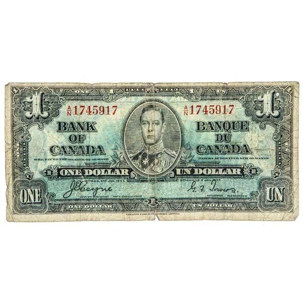 Canada 1 Dollar 1937 Coyne Towers $1