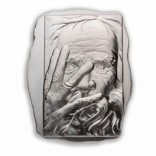 10oz .999 Fine Silver - Age of Wisdom - Bar. Detailed.