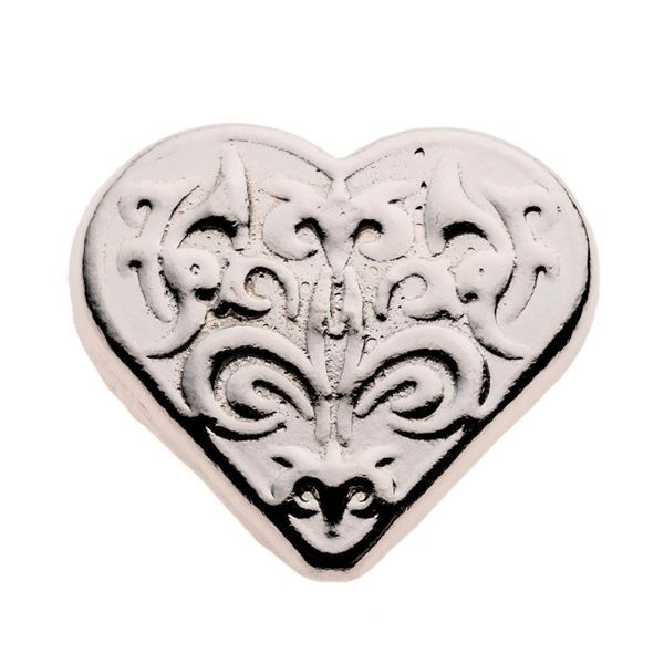 5oz .999 Fine Silver Heart.