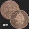 Image 1 : Aztec Round - 1oz .999 Fine Copper.