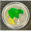 Image 1 : Sold Out - 2010 Canada $20 Maple Leaf Crystal Raindrop Fine Silver