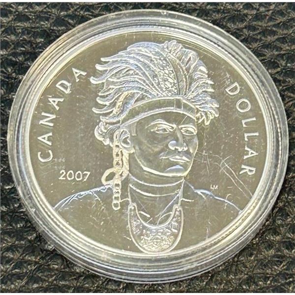 2007 Canada .925 Silver Dollar