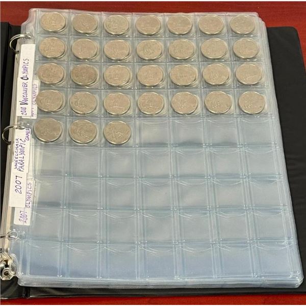 Collector Estate Canada 25c Collection. Approximately $115 Face. Mixed Dates. 2010 Vancouver Olympic