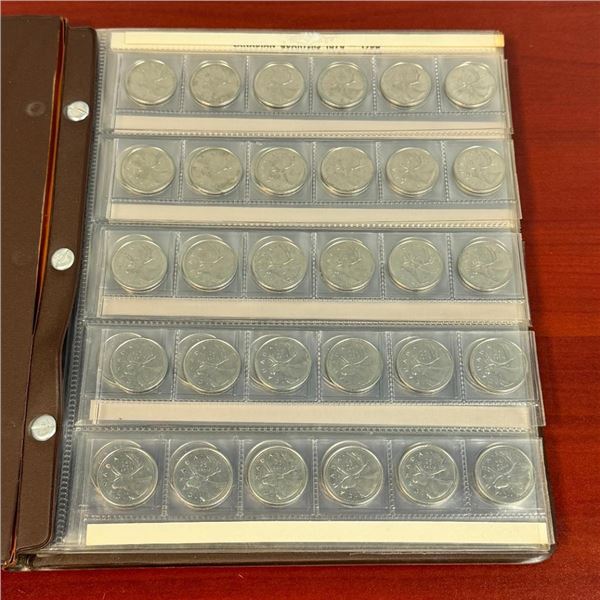 1952-2002 Canada 25c Album Collection