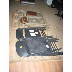 (2) Pallets of Folding Chairs