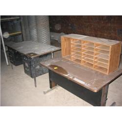 (2) Desks, File & Mats