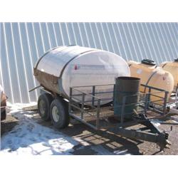 1300 Gal Oval Chemigation Trailer