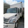 Image 1 : 2009 Hino 185 DSL 20' Box Truck, Wht/Grey Vinyl Triple Bench,