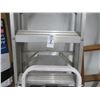Image 2 : Husky 6' Alum. Stepladder, White Step Stool