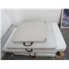 Image 1 : 5-Plastic Folding Banquet Table - 5 X $