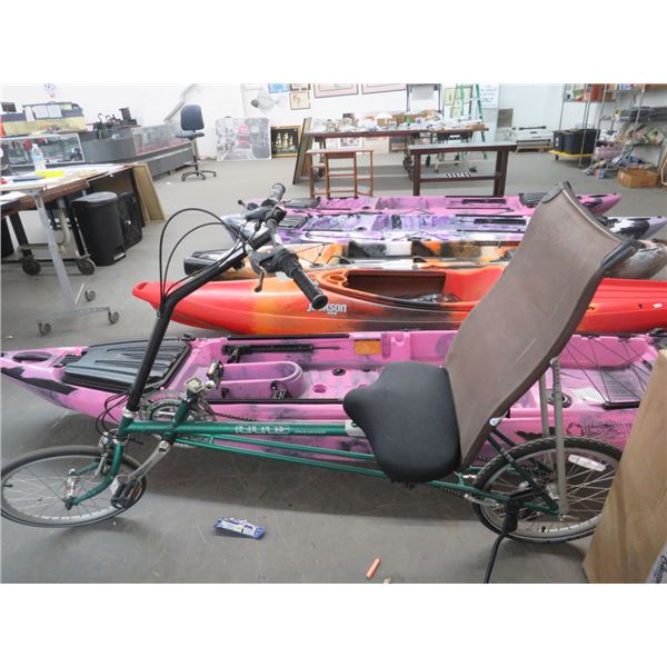 Rams Tail Wing Recumbent Bike - Green