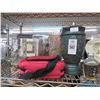 Image 2 : Wall Clock, Ornate Vases, Asst. Décor - Items On Shelf