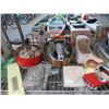 Image 1 : Electric Knife, Bakeware, Asst. Décor - Items On Shelf