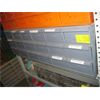 Image 1 : GREY METAL STORAGE DRAWER UNIT W/CONTENTS