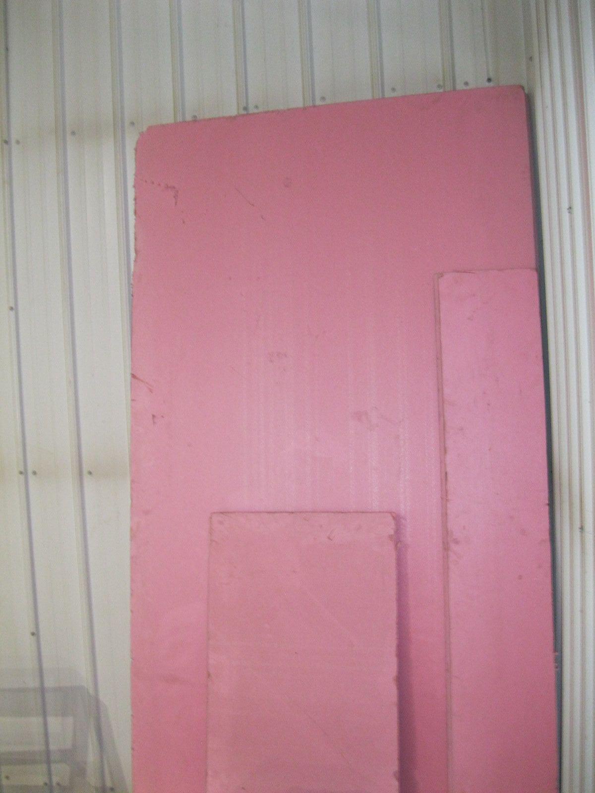 PINK INSULATION SHEETS