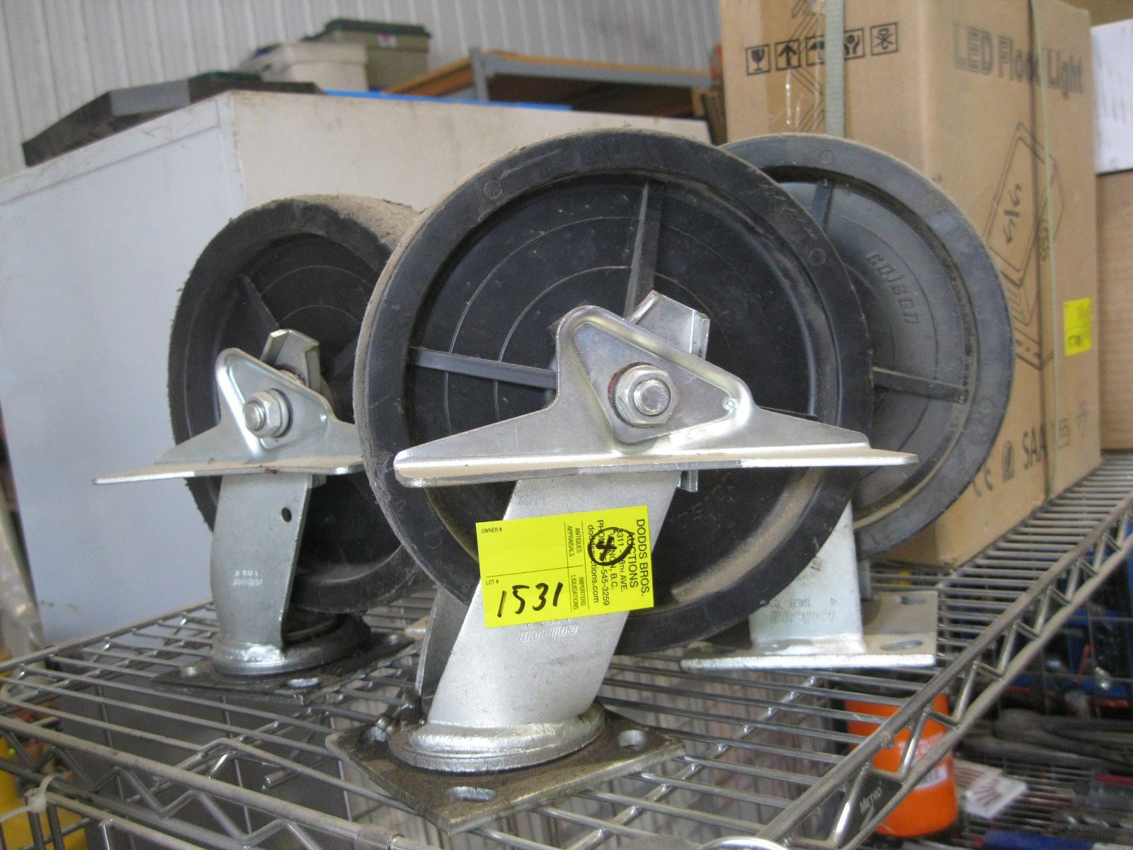 Lowerable Castors SET OF 4 HEAVY DUTY CASTORS