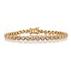 9.18 ctw Diamond 14K Yellow Gold Tennis Bracelet