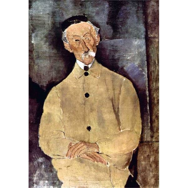 Amedeo Modigliani - Portrait of Monsieur Lepoutre