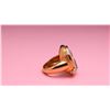 Image 5 : 18k Yellow Gold Cameo Agate & Diamond Ring