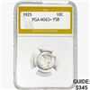 Image 1 : 1925 Mercury Silver Dime PGA MS63+ FSB