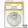 Image 1 : 2019-W Silver Eagle PGA PR70 Enhanced REV PR