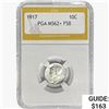 Image 1 : 1917 Mercury Silver Dime PGA MS62+ FSB