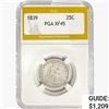 Image 1 : 1839 Seated Liberty Quarter PGA XF45