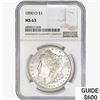 Image 1 : 1890-O Morgan Silver Dollar NGC MS63